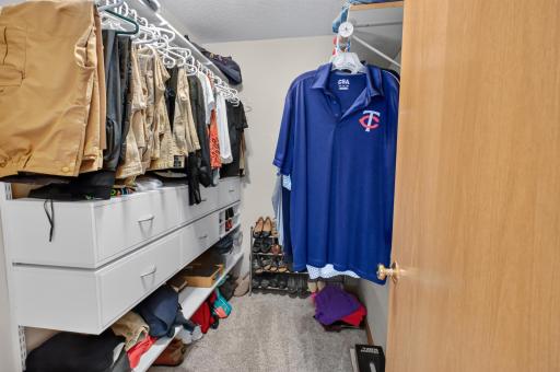 Primary walk in closet