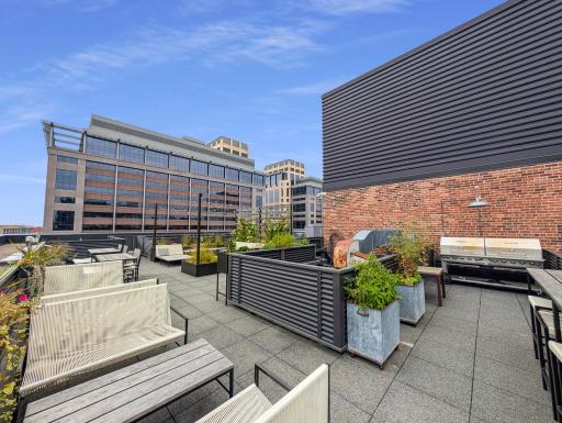 Plenty of room to sit and lounge plus a grill for your favorite barbecue dish!