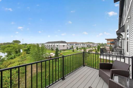 Relax any Time of Day on Your Deck Enjoying Your Favorite Drinks and Food