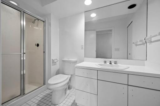 On suite level 3/4 bath