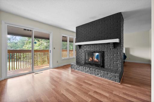 Upper level bedroom with private deck