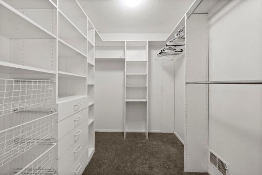 His and hers closets