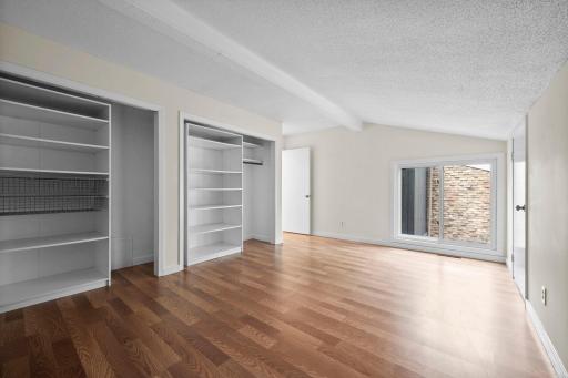 One of four upper level bedrooms