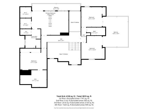 Upper Level Floor Plan
