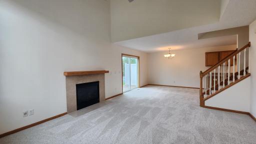 One of the first things you will notice is the new carpet and freshly painted walls.