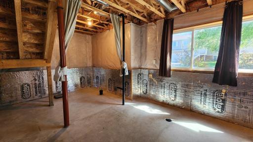 The lower level has multiple egress windows