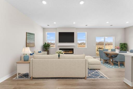 Harmony Main Floor. Photos are of similar staged home. Colors and options may vary. Ask Sales Agent for details.