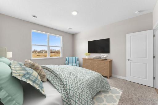 Harmony Bedroom 3. Photos are of similar staged home. Colors and options may vary. Ask Sales Agent for details.