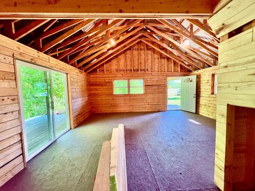 Patio door to deck