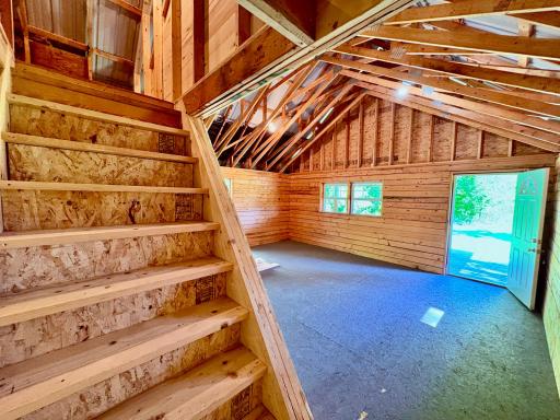 Stairway to loft