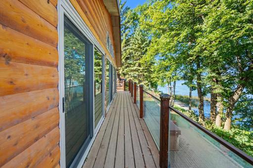 Expansive Lakeview Balcony & Deck