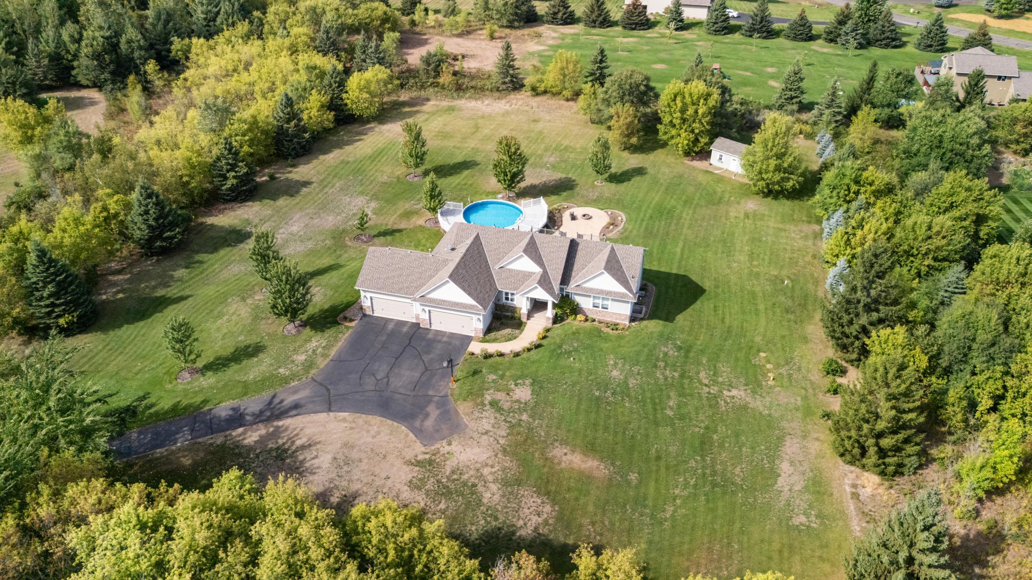 Spacious home and lot with saltwater pool!