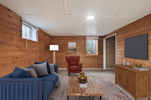 With plenty of usable space, the lower level could accommodate a bedroom plus sitting area, workspace, or additional storage.