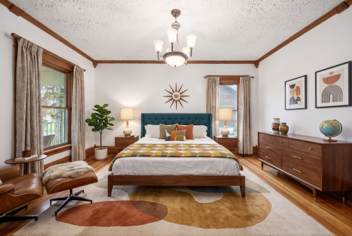 Primary Bedroom - Main Floor (Virtually Staged)