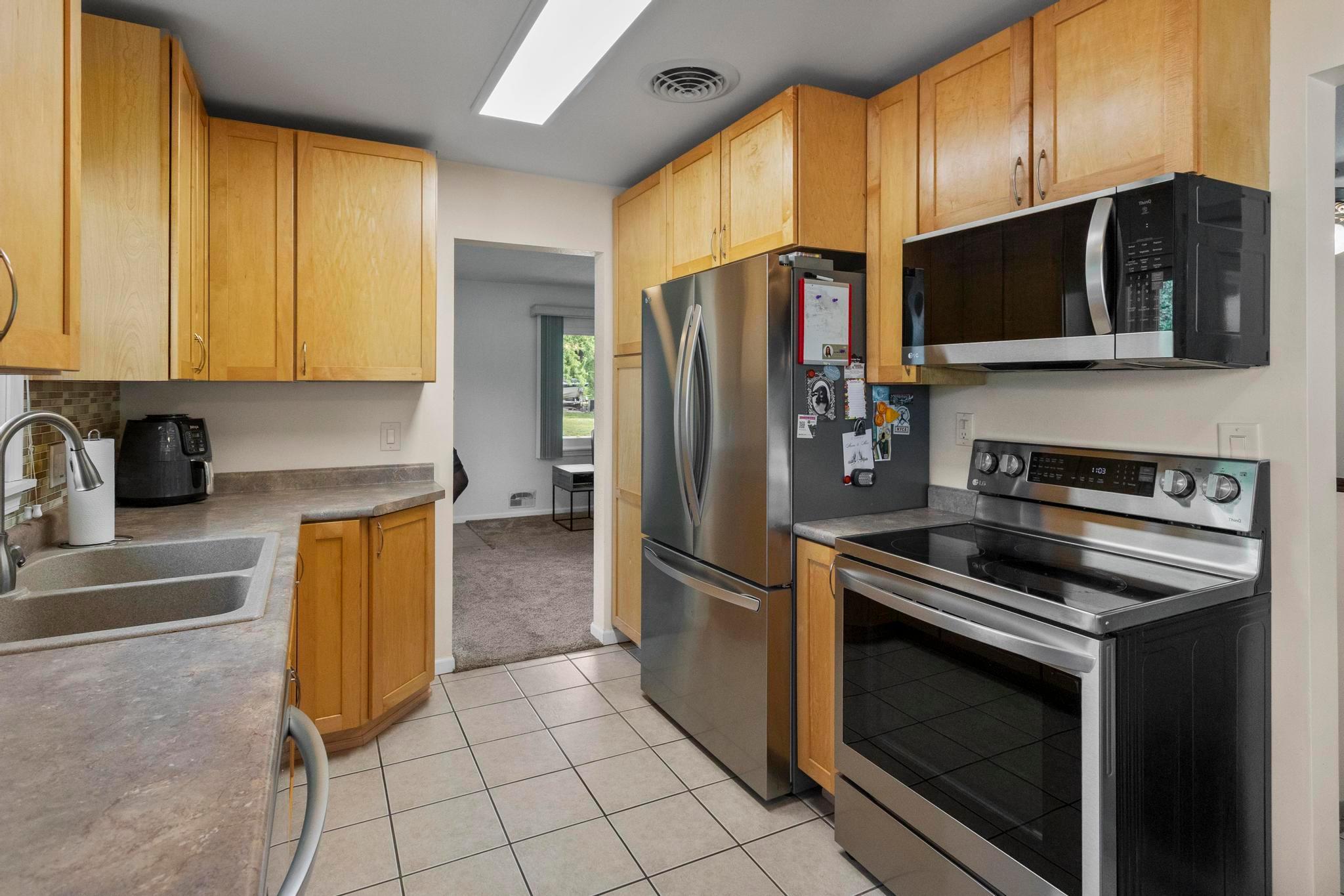 Newer stainless steel appliances that provide style & reliability