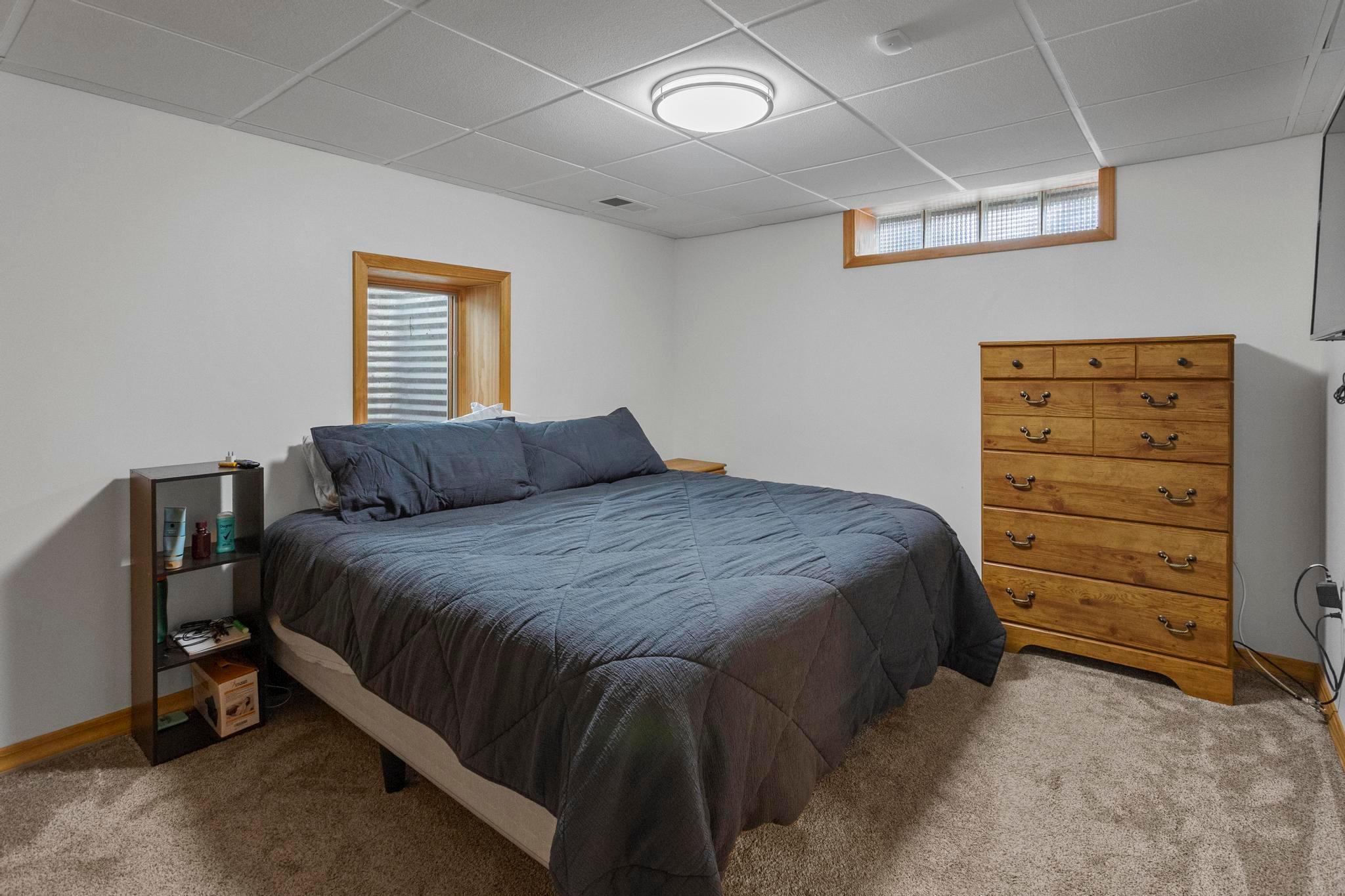 Generously sized 3rd bedroom located downstairs
