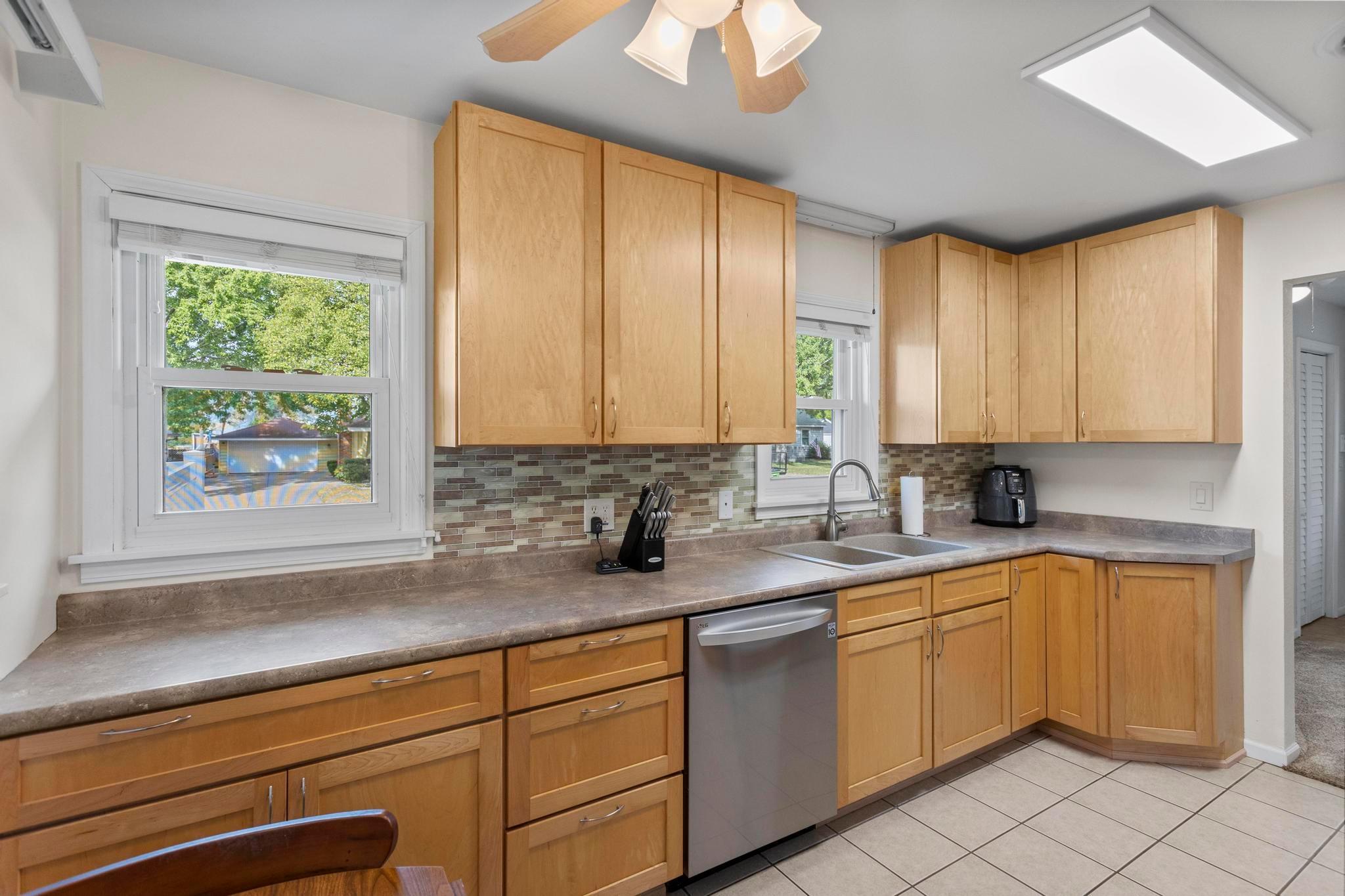 Beautifully updated kitchen with all the storaeg!