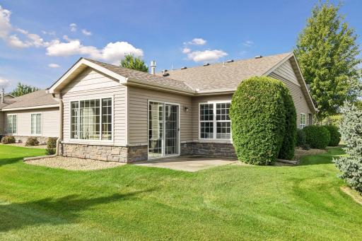 Really lovely yard space in this townhome association