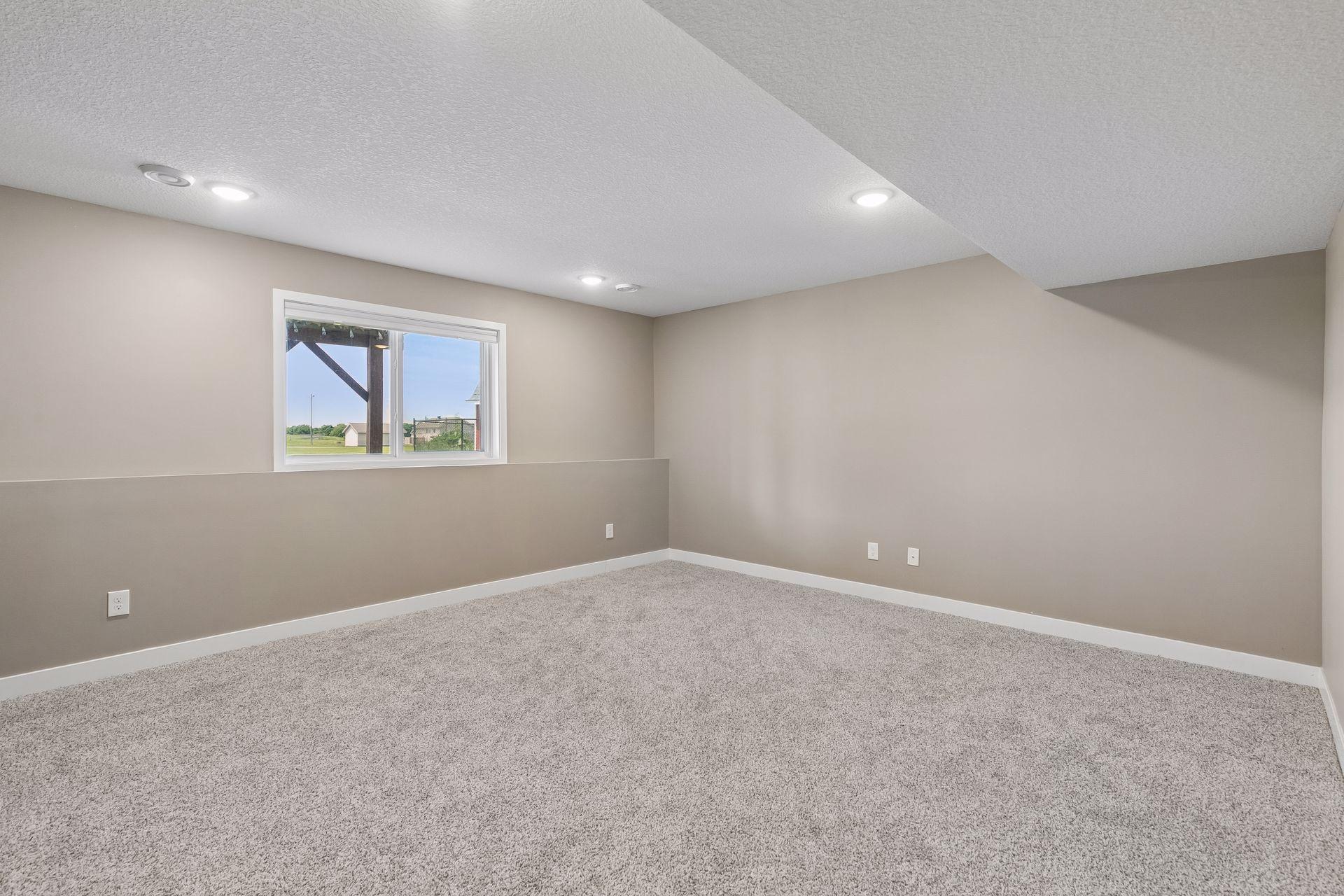 Family Room w/ New Carpet - Lower Level
