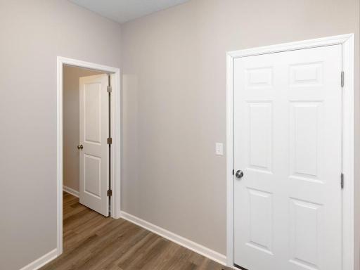 PHOTO OF A DIFFERENT HOME WITH SIMILAR PLAN & FINISHES. Plan and finishes may vary. Mudroom