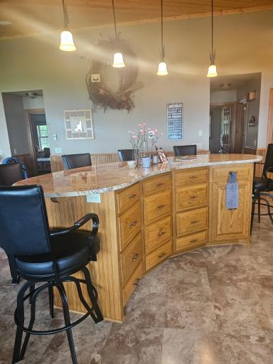 Center Island off kitchen