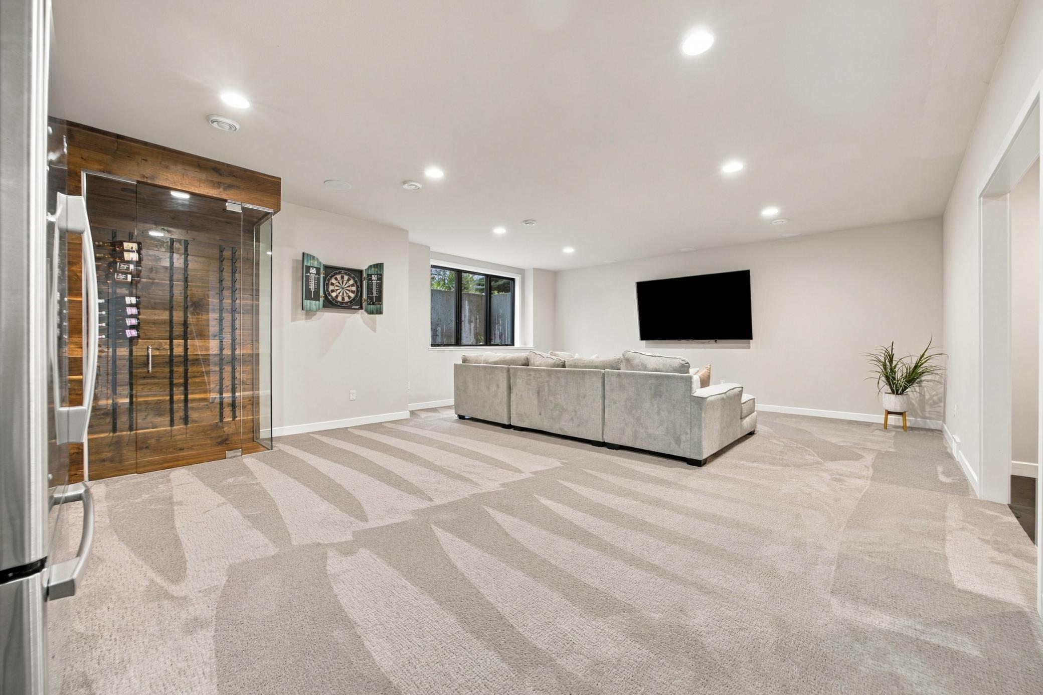 basement family room