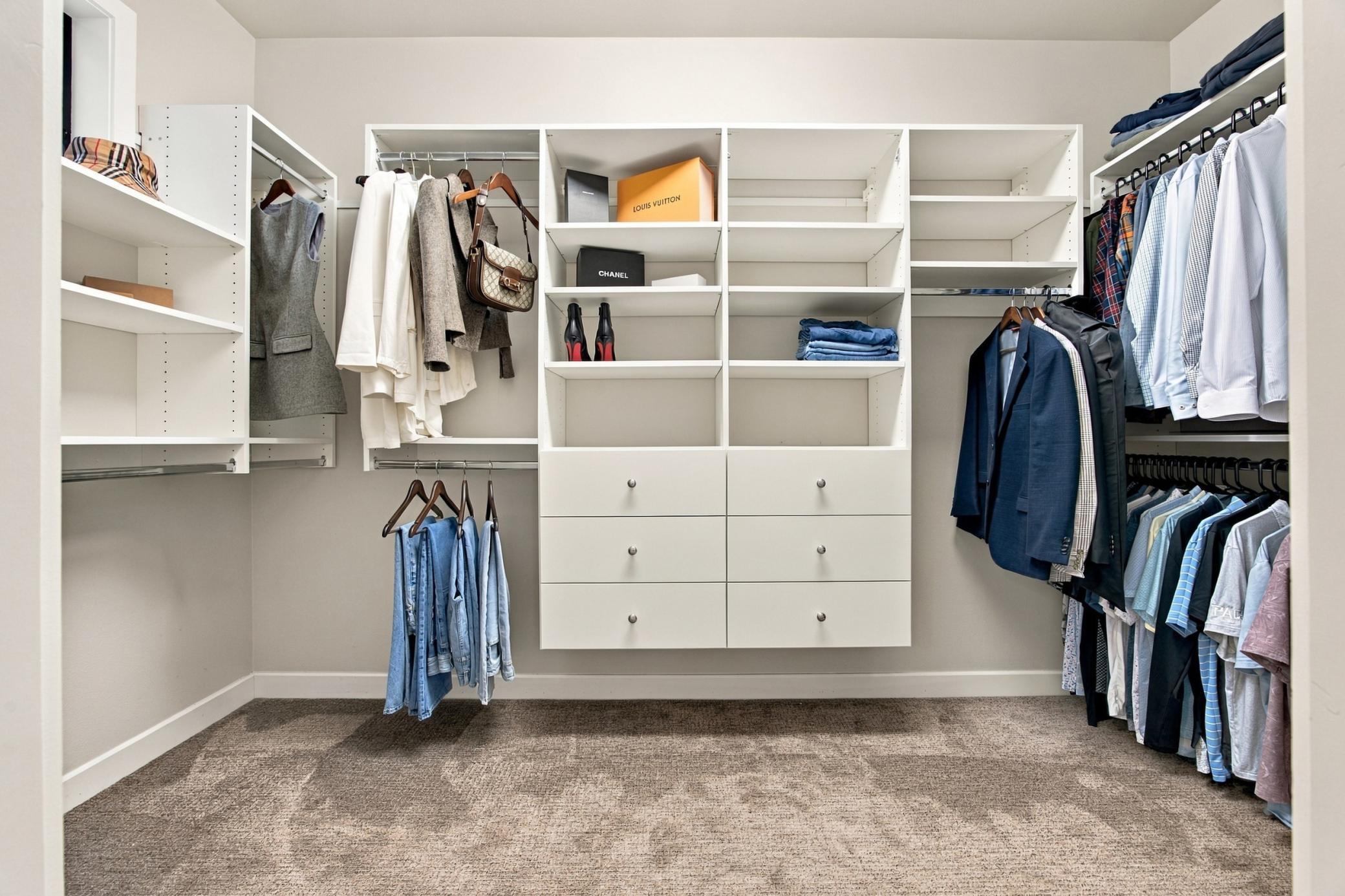 large walk in closet