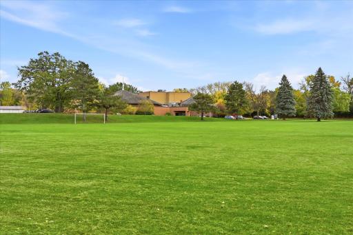 The perfect place to end our tour: nearby open green space offering endless opportunities for soccer, kickball, recreation, and enjoying the outdoors.