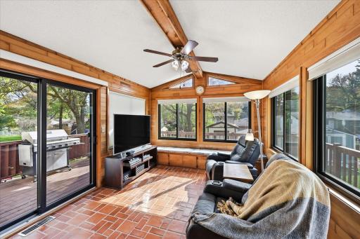 A true highlight of the home, the four-season porch offers a comfortable retreat for morning coffee, quiet evenings, or year-round enjoyment. Featuring Anderson windows (2022) and direct access to the deck, it's an ideal extension of living space.