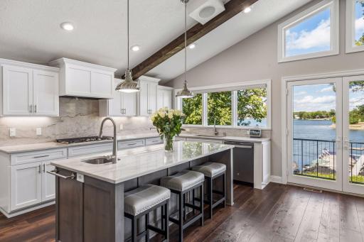 Enjoy cooking in this chefs dream kitchen with a view