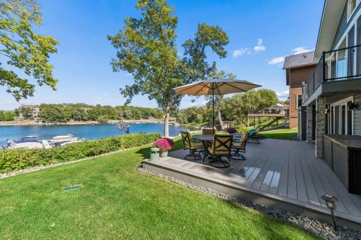 Maintenance free deck with a view