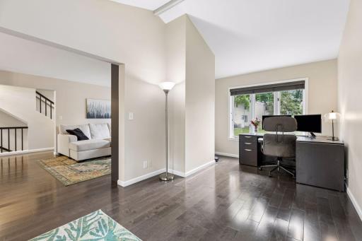 s flex space is great for a home office, family room or kids play space!
