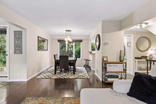 Large formal dining room