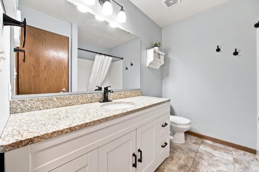 Updated Full Bath upstairs - with tub and shower