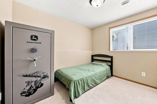 4th (lower level) Bedroom - with custom closet organizer (next picture)