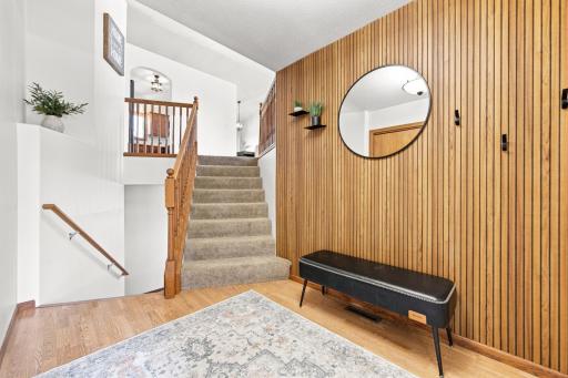 Welcoming, spacious foyer - with a coat closet too (not pictured)!