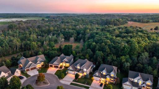 Home on private cul de sac backing to 4,900 acres of Elm Creek Park Reserve