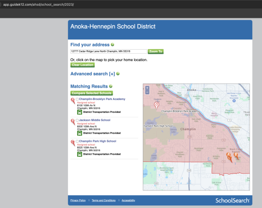 School District Boundaries as of 10/1/2026