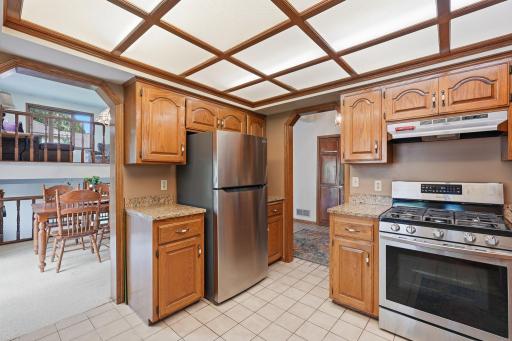 Solid oak paneled cabinets