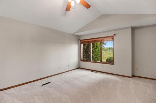 Primary bedroom with lake view