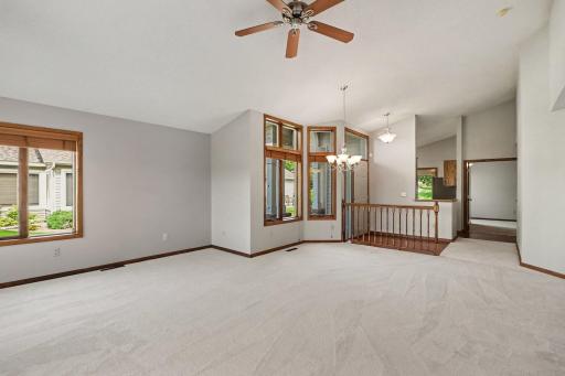 living room to dining room
