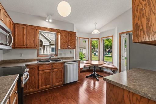 Kitchen and coffee nook