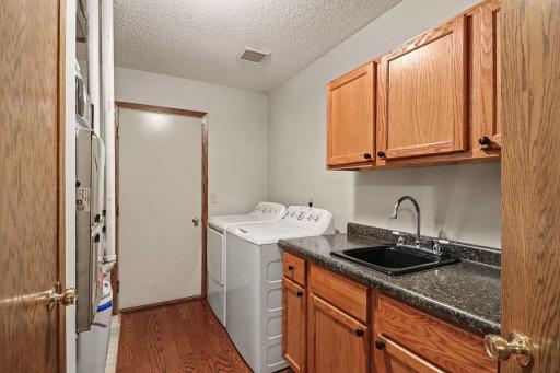 Laundry and garage access