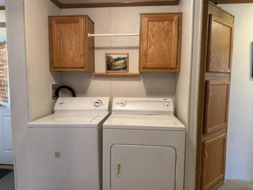 Nice size laundry area