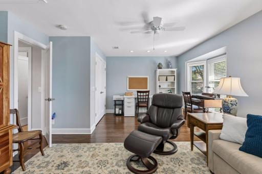 This room offers flex space to use how you want it. Large closet with organizer system.