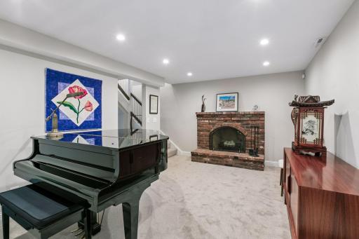 Lower level offers an additional flex space to use as you need it.