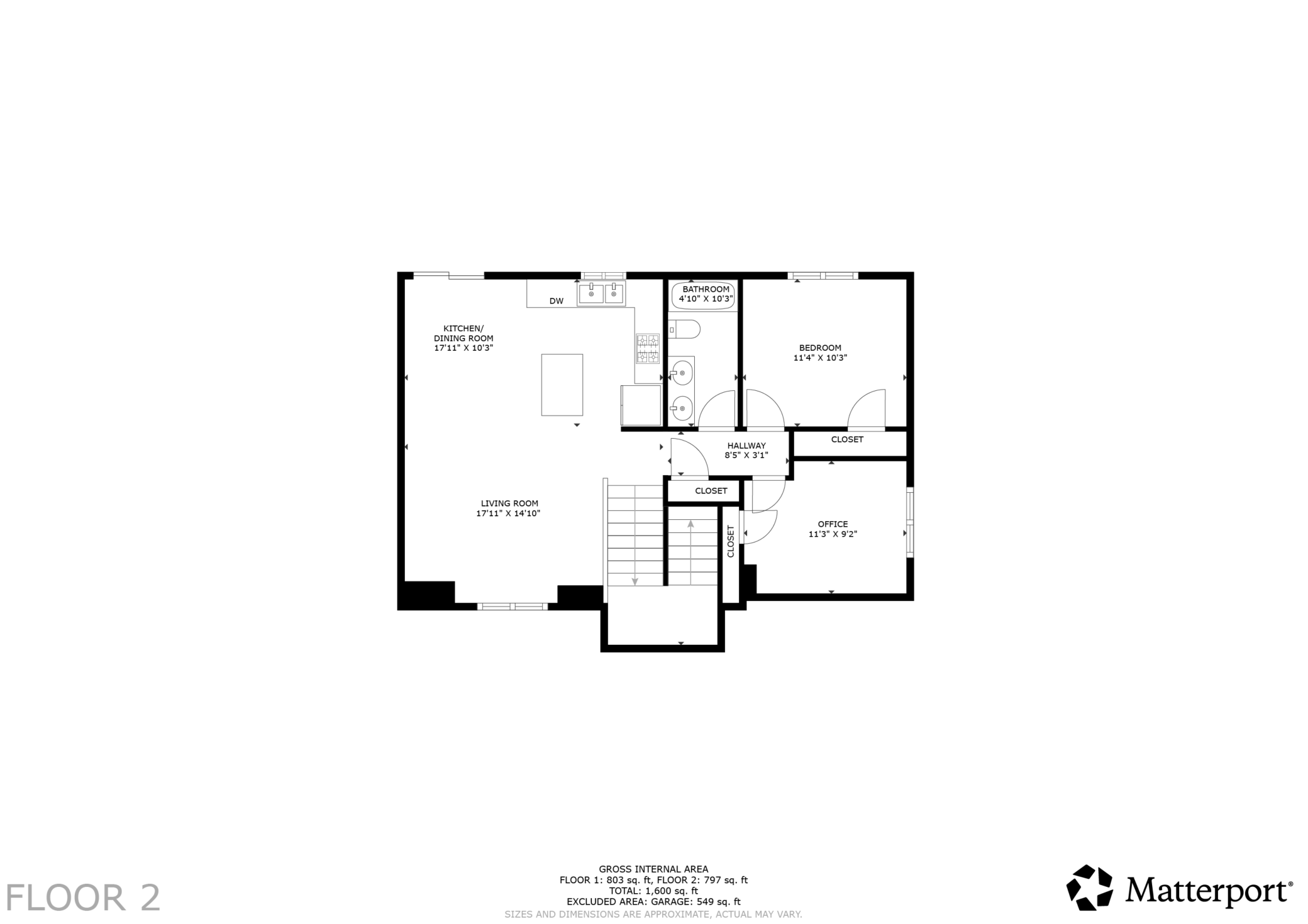 Upper Level Floor Plan
