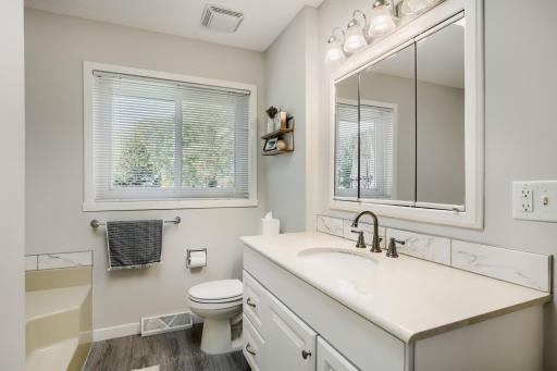 A full Bath on the main floor.