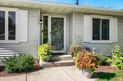 The front door welcomes you home!