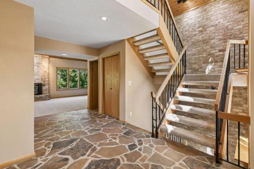 and a Tennesee Crab Orchard stone floor.